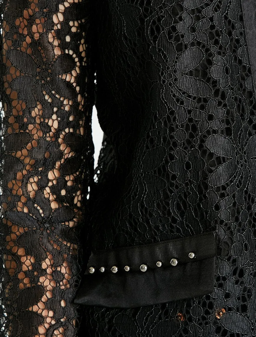 10631 Black Lace Jacket