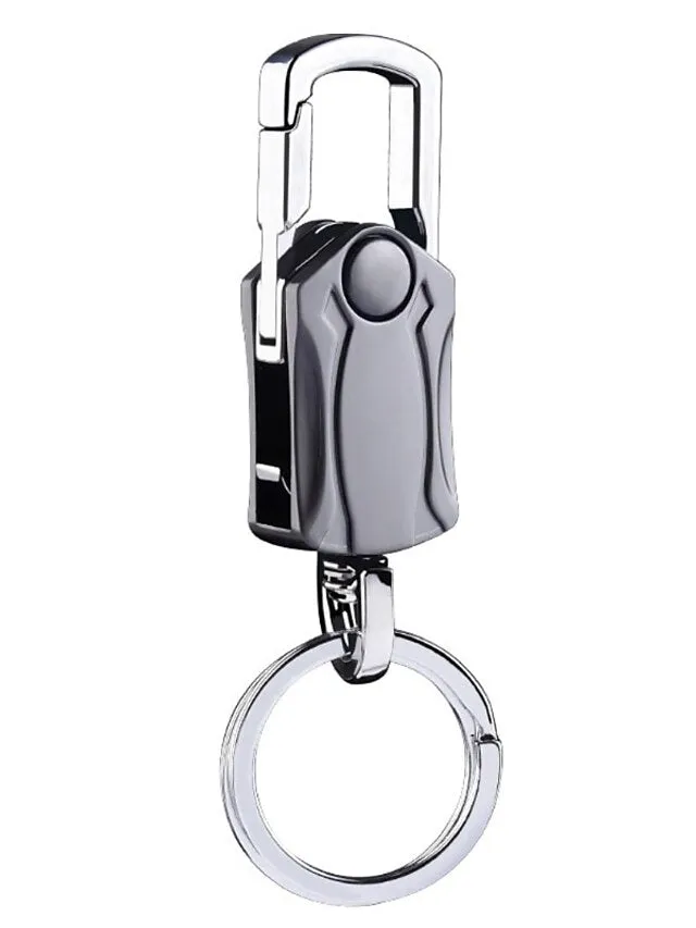 4-in-1 Heavy Duty Key Chain Anti-Anxiety Fidget Spinner Rotatable Keyring Box Cutter Phone Holer Bottle Opener Keychain CYT