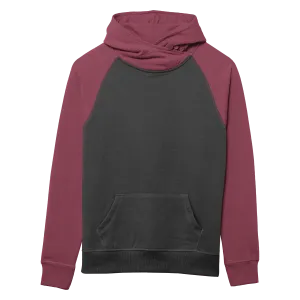 82182 Women's Cozy Asym Hood - Two Tone Colors
