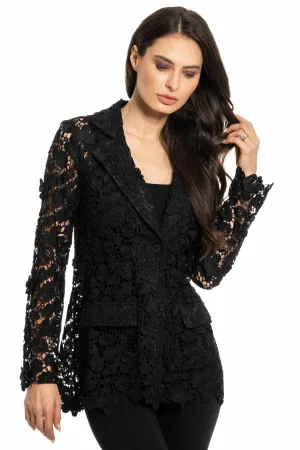 Adore, Lace , Black Lace Blazer