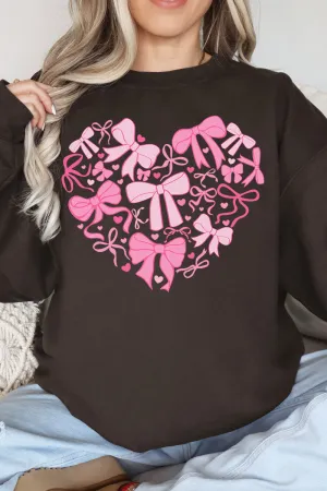 All The Bows Valentine Heart Unisex NuBlend Crew Sweatshirt
