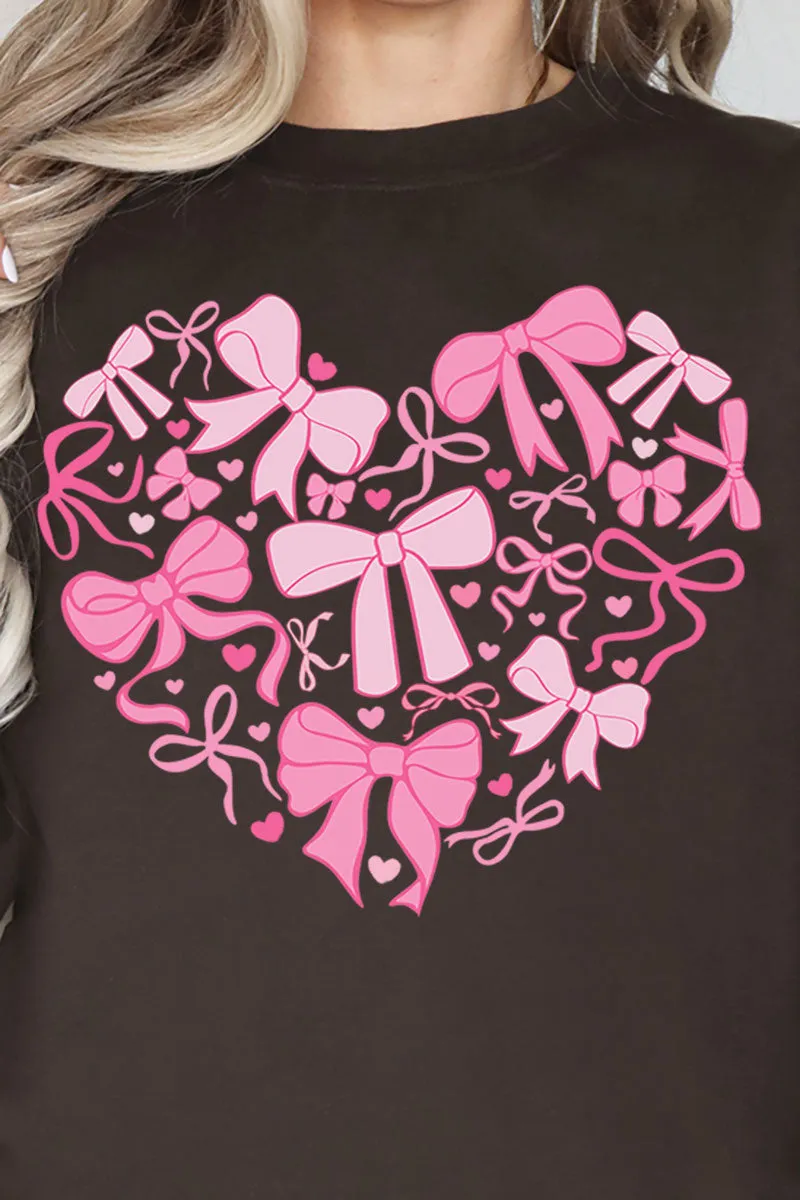 All The Bows Valentine Heart Unisex NuBlend Crew Sweatshirt