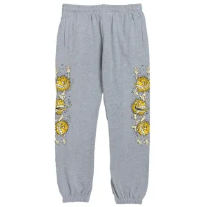 Anti-Hero Grimple Stack Sweat Pants - Heather Grey