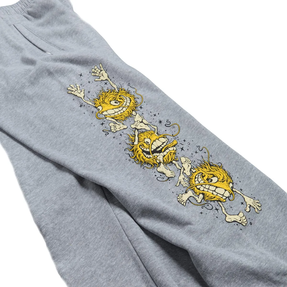Anti-Hero Grimple Stack Sweat Pants - Heather Grey