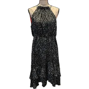 Bloomchic Black White Layered Ruffle Party Dress Size 12