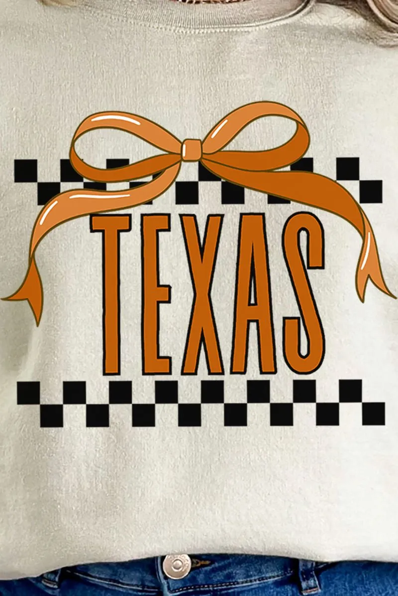 Bow Texas Check Unisex NuBlend Crew Sweatshirt