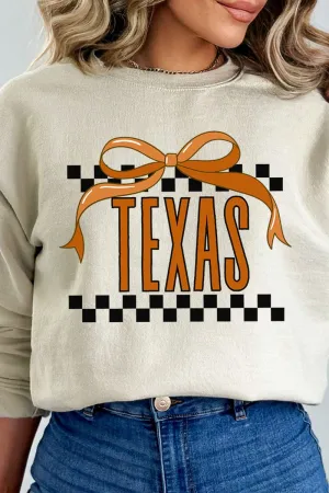 Bow Texas Check Unisex NuBlend Crew Sweatshirt