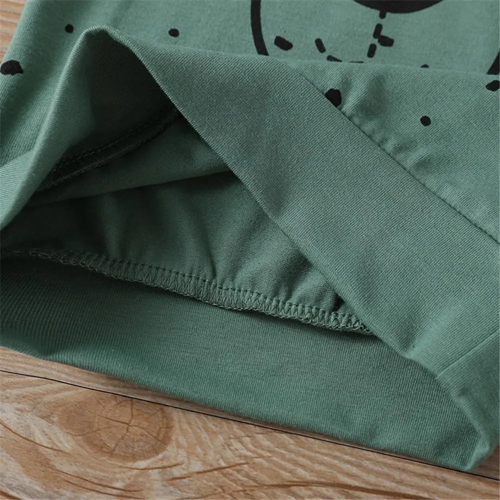 Boys Bear Dolka Dot Long Sleeve Top & Pants