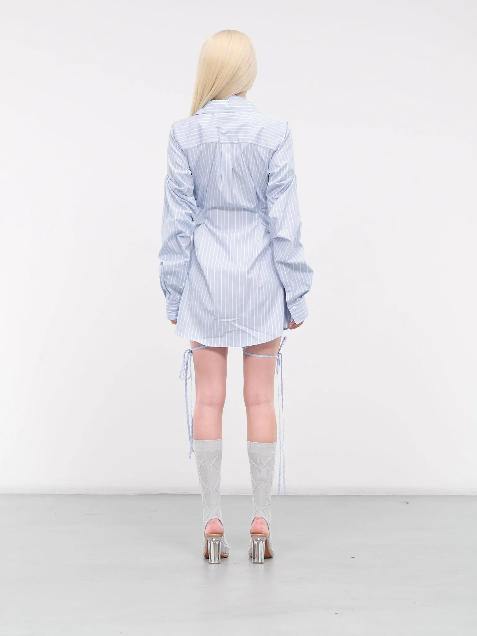 Breakfast Shirt Dress (216-513-BLUE-STRIPE)