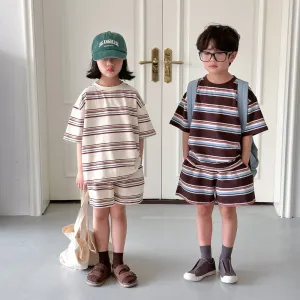 Brother   Sister Casual Striped Summer Set