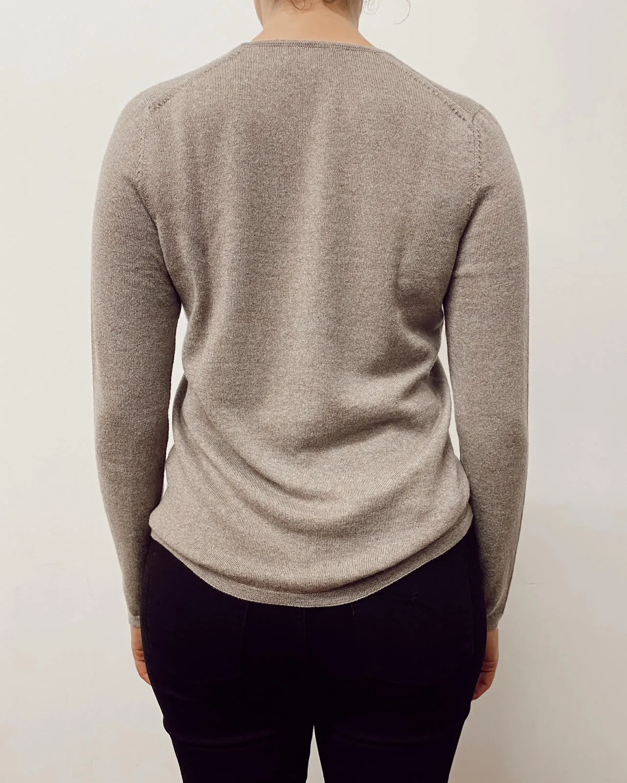 Crew Neck Jumper (Walnut)