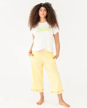 Cropped Leisure Pants - Daisy Chain