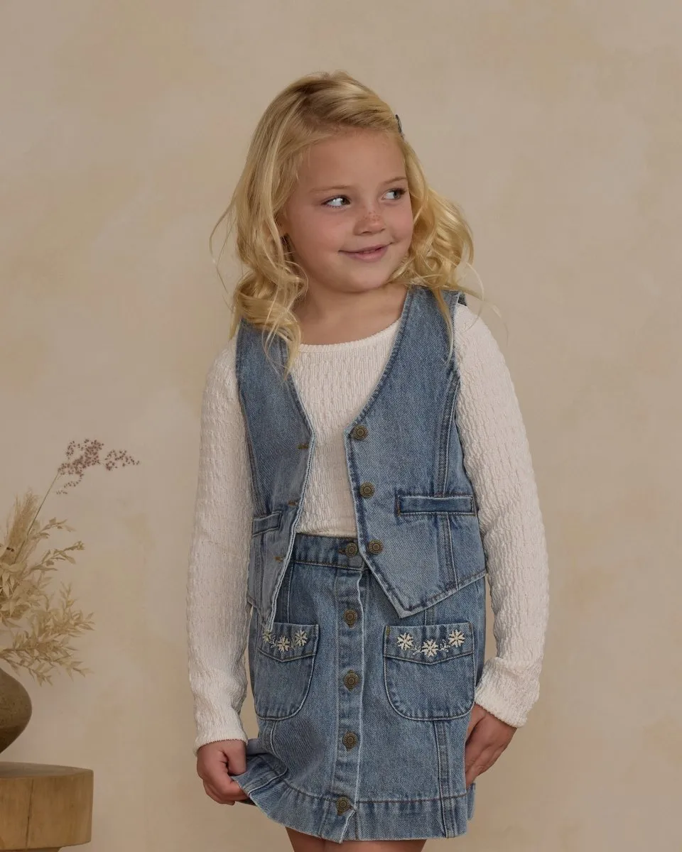 DENVER DENIM MINI SKIRT