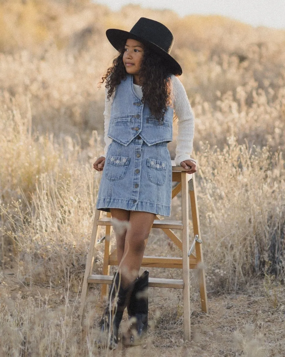 DENVER DENIM MINI SKIRT