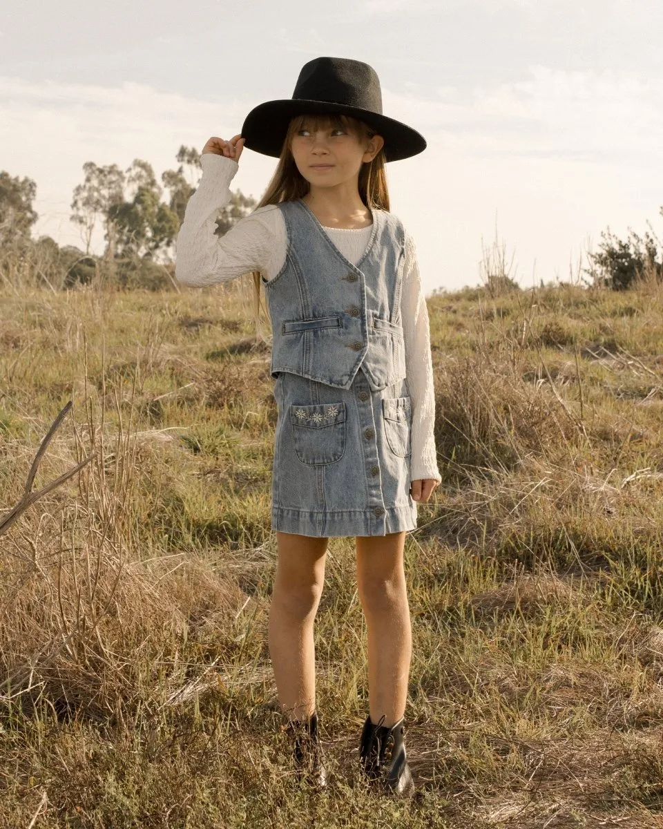 DENVER DENIM MINI SKIRT