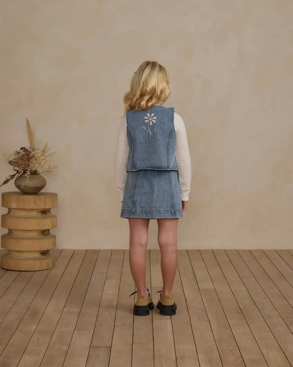 DENVER DENIM MINI SKIRT