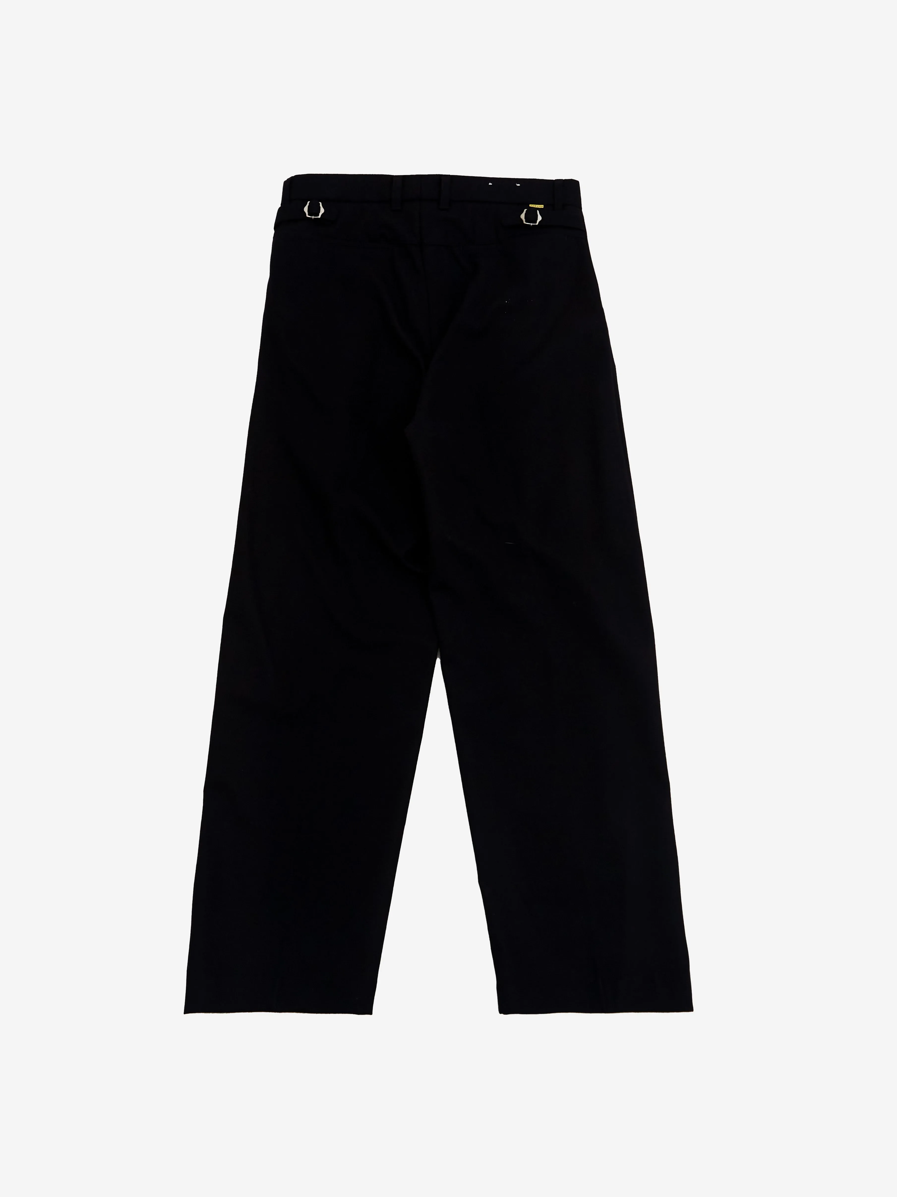 Farah Japan Two Tuck Side Adjustable Pants - Navy