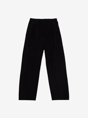 Farah Japan Two Tuck Side Adjustable Pants - Navy