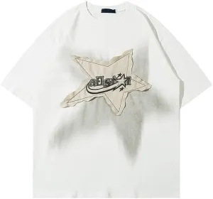 Graphic Tees Men Y2k Oversized T Shirts Women Vintage Tees Summer Tops 90s Grunge Short Sleeve Streetwear Unisex