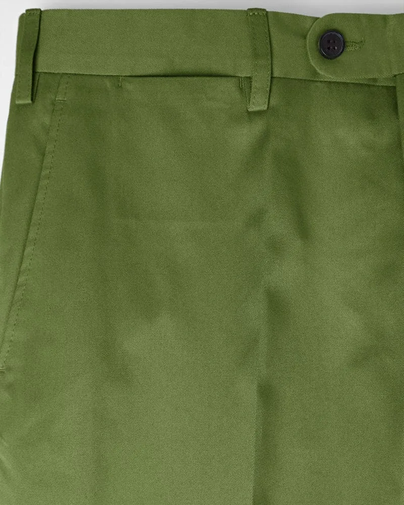 Green Cotton Trousers