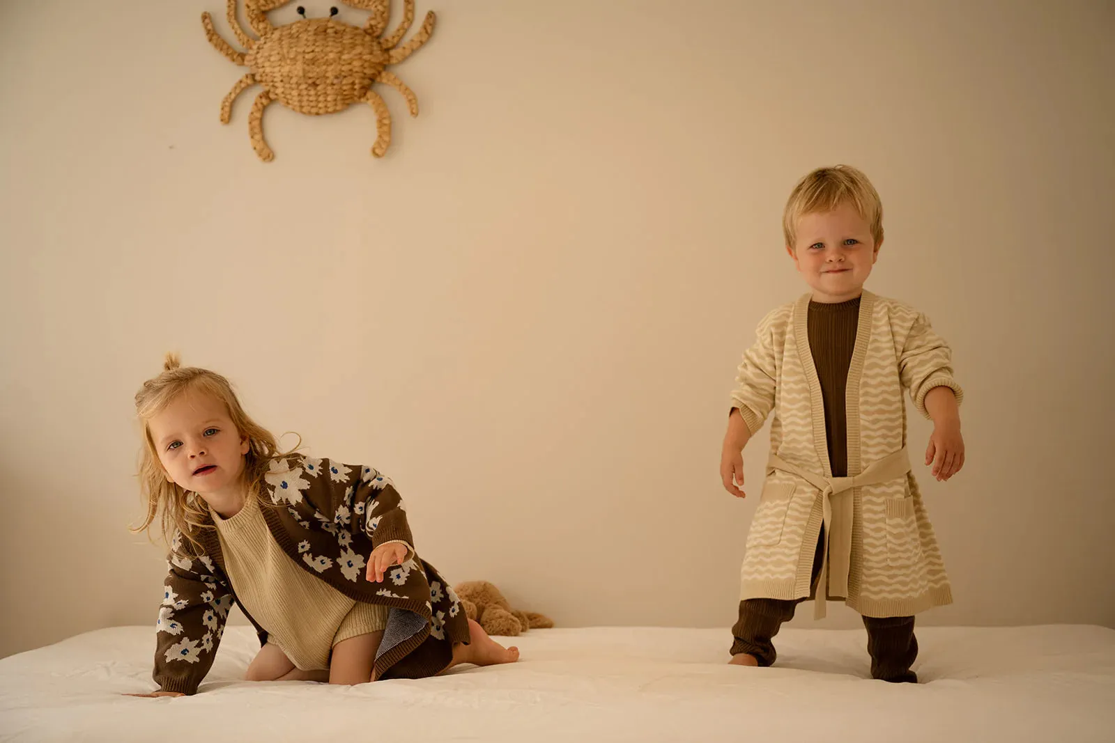 Grown Organic Knit Robe Petal