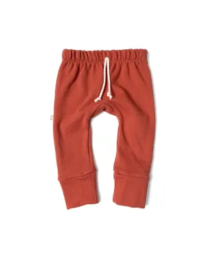 gusset pants CO - barn red