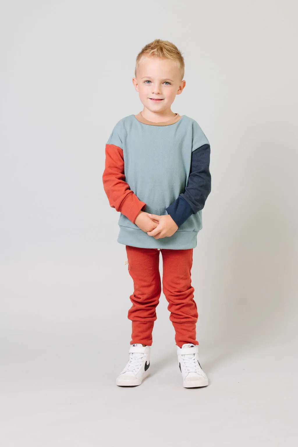 gusset pants CO - barn red