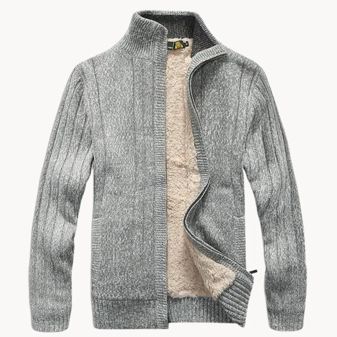Harrison Cozy Knit Zip Cardigan