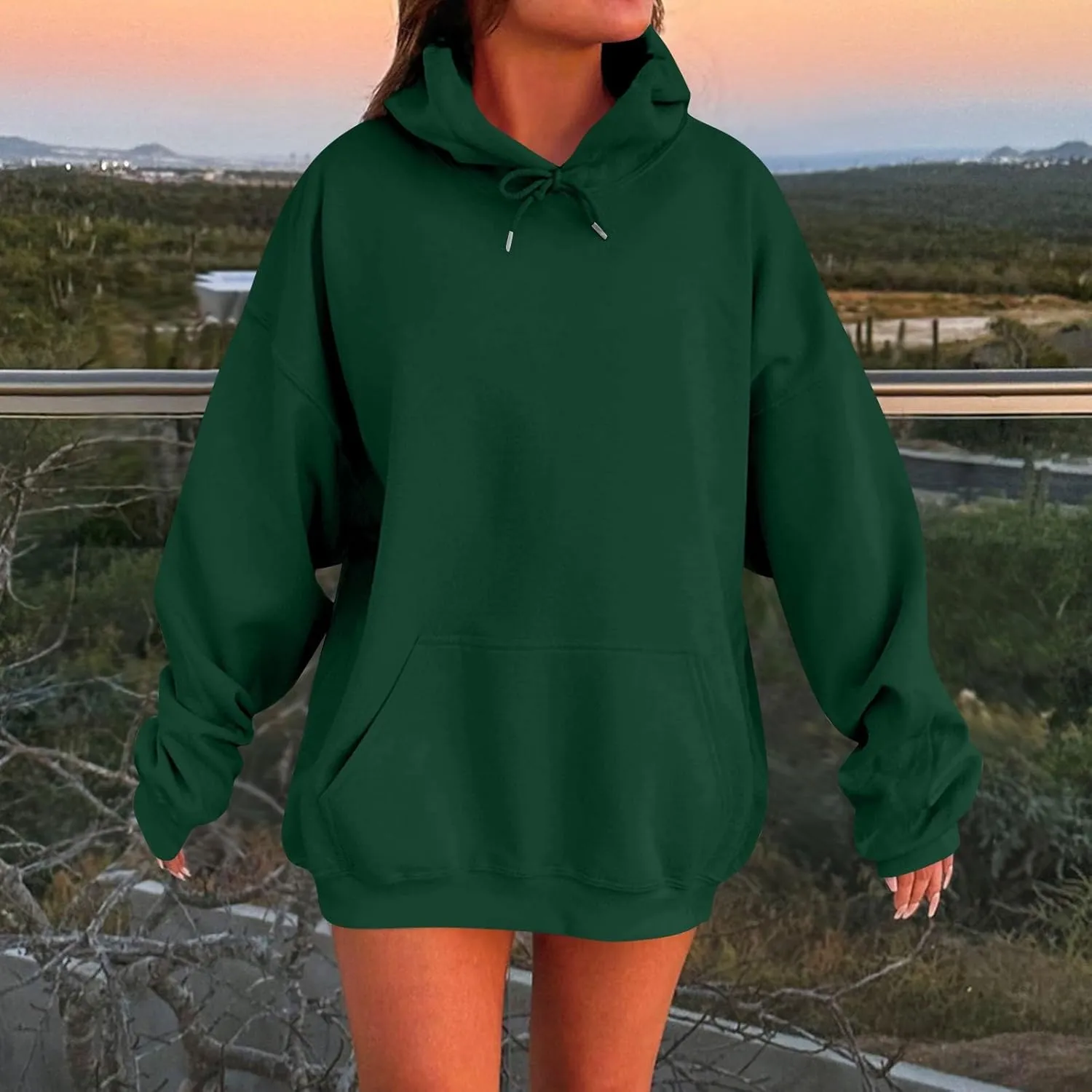 Hoodies for Women Oversized Long Sleeve Comfy Casual Basic Pullover Sweatshirts 2025 Fall Fashion Outfits