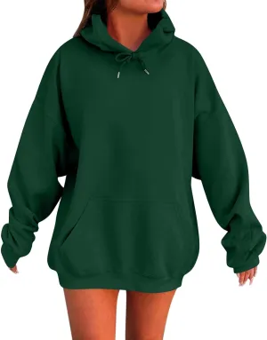 Hoodies for Women Oversized Long Sleeve Comfy Casual Basic Pullover Sweatshirts 2025 Fall Fashion Outfits