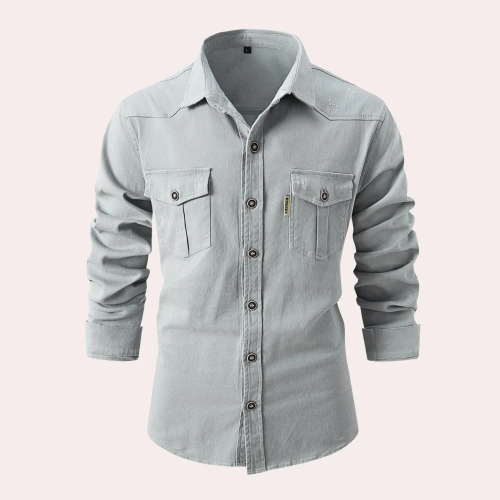 HUNEX | Men's Shirt with Chest Pockets