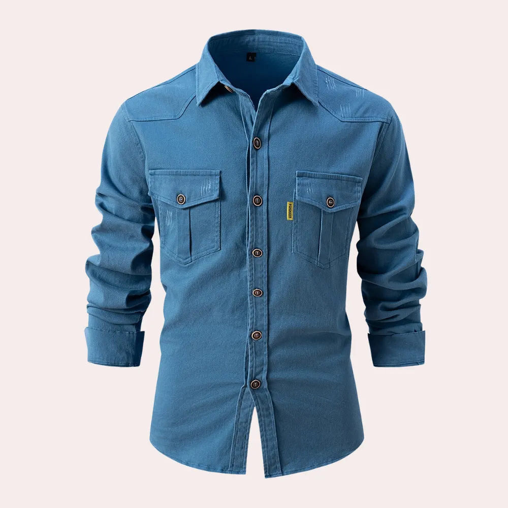 HUNEX | Men's Shirt with Chest Pockets