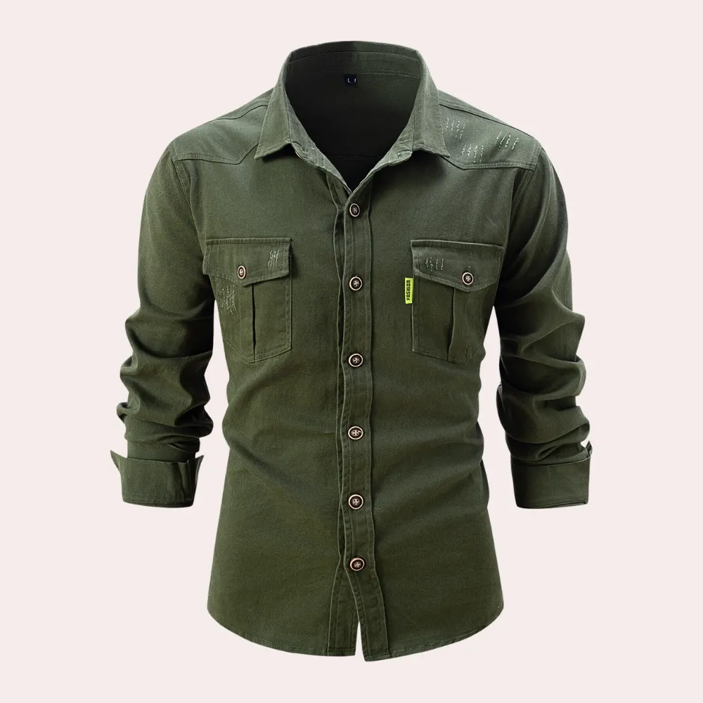 HUNEX | Men's Shirt with Chest Pockets
