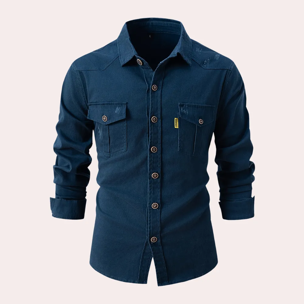 HUNEX | Men's Shirt with Chest Pockets