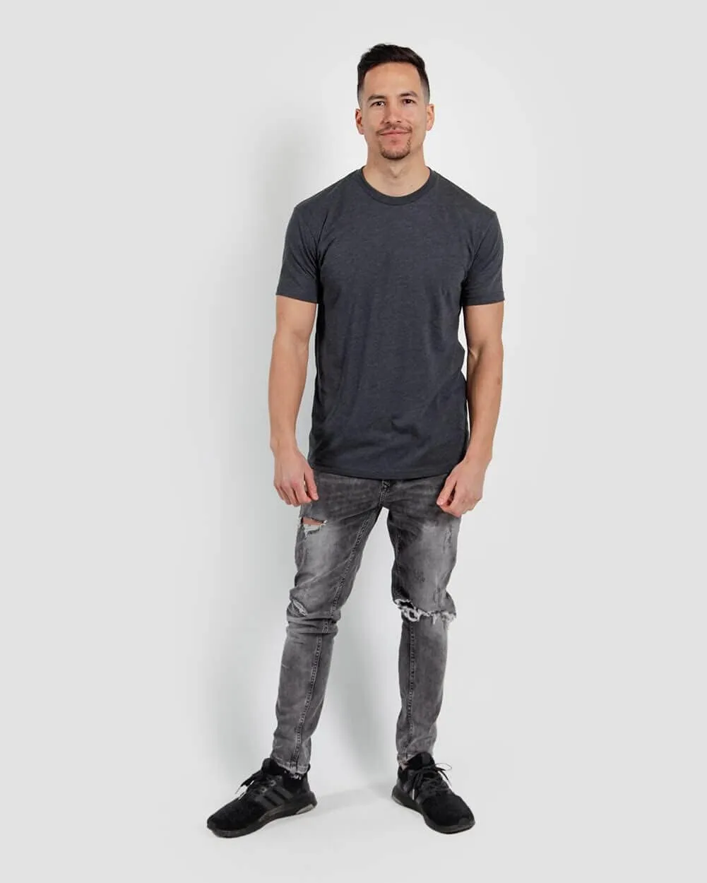 INTO THE AM Mens T Shirt - Short Sleeve Crew Neck Soft Fitted Tees S - 4XL Fresh Classic Tshirts