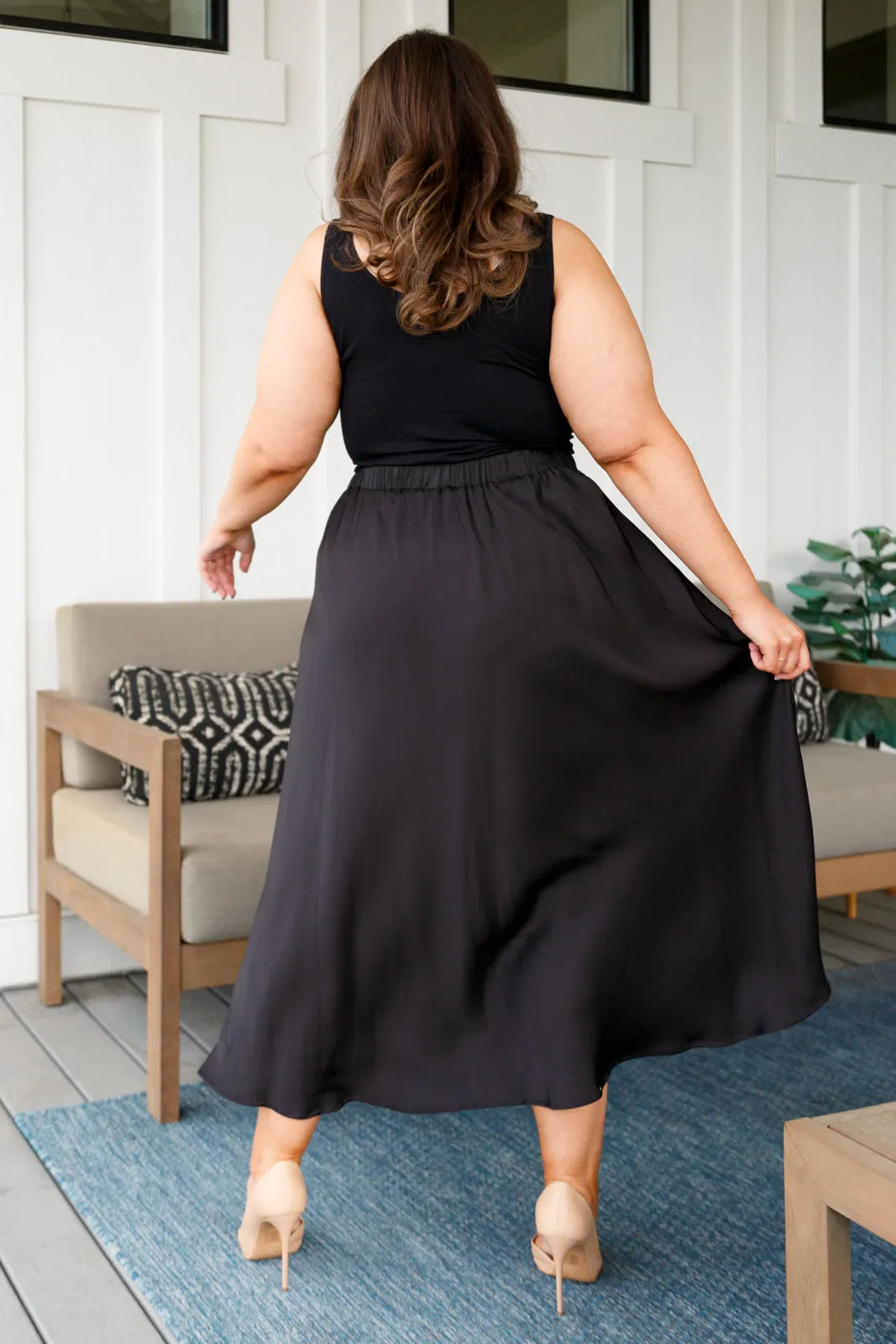 Jodifl Timeless Tale Maxi Skirt in Black