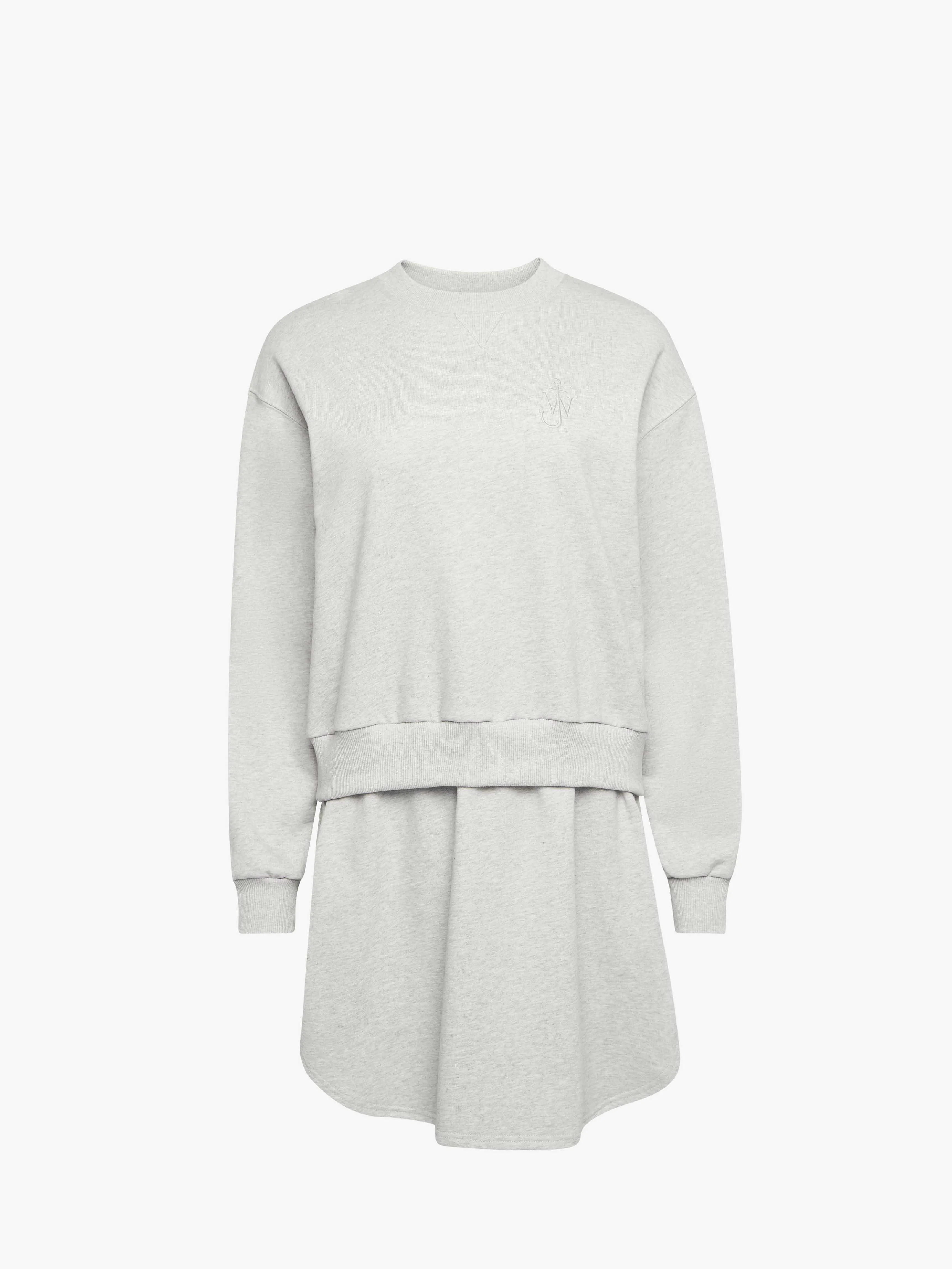 LAYERED SWEATSHIRT DRESS