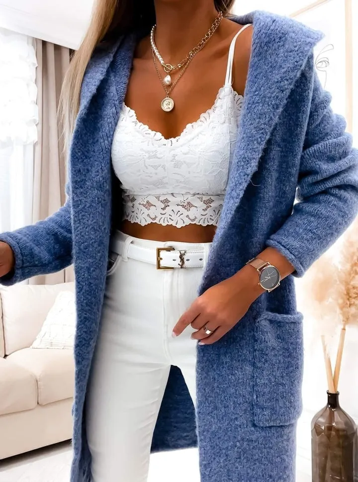 Long Cardigan/ jeans