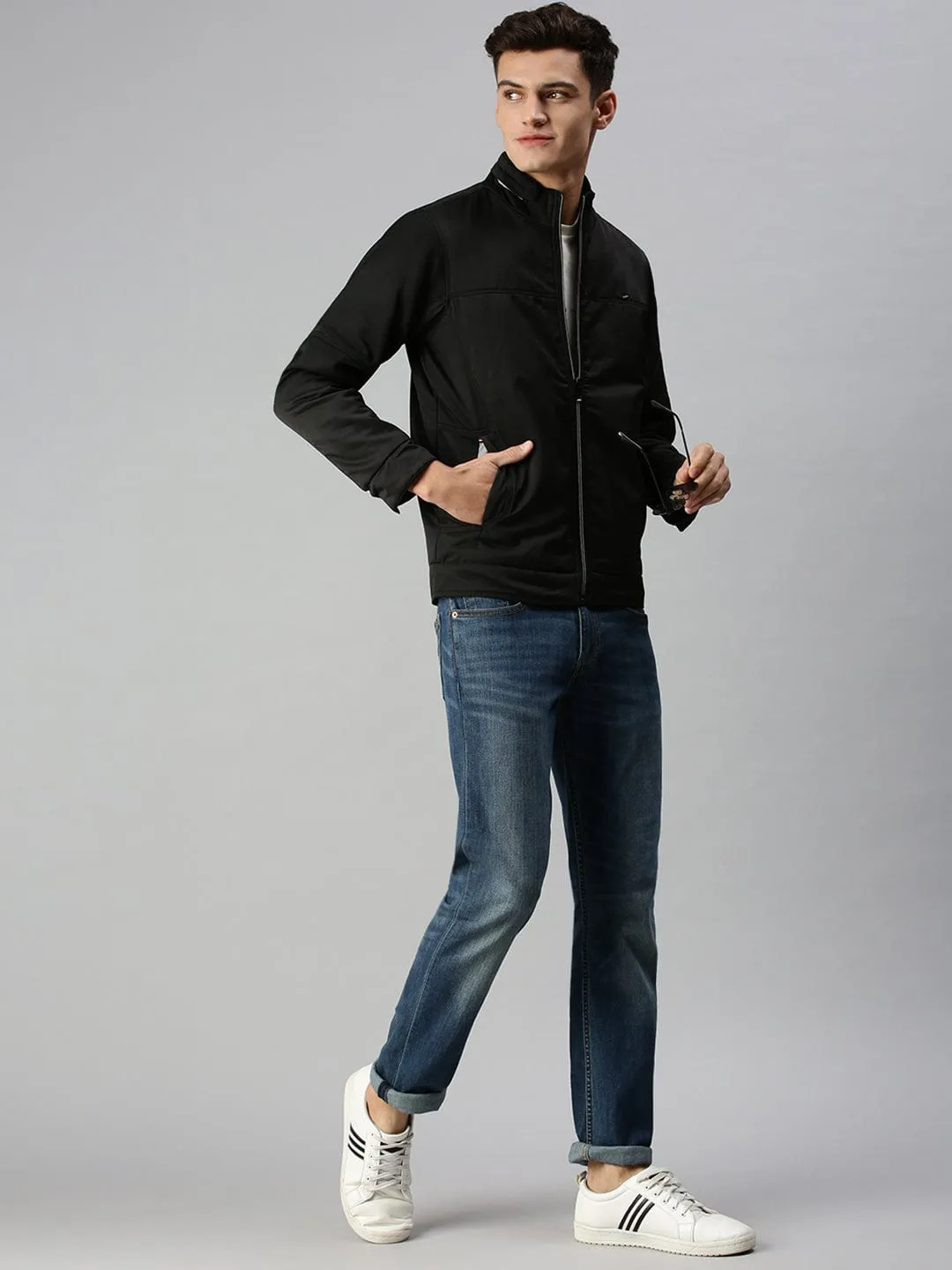Men Black Tailored Jacket