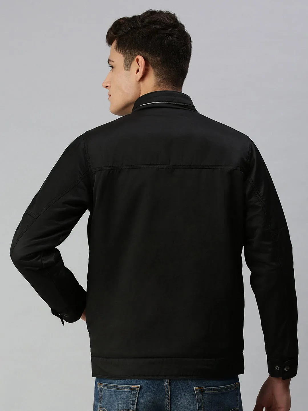 Men Black Tailored Jacket