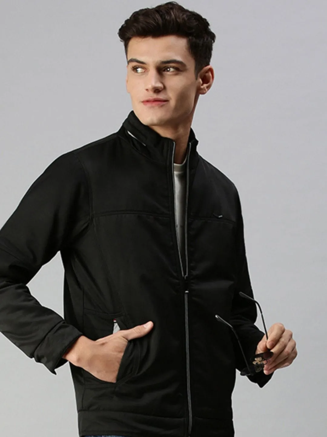 Men Black Tailored Jacket