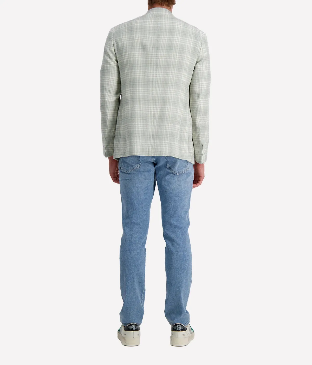 Mens Blazer in Military Green