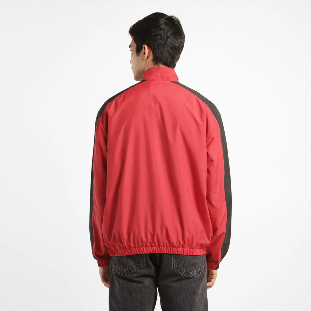 Men's Crew Neck Printed Tailored Jacket