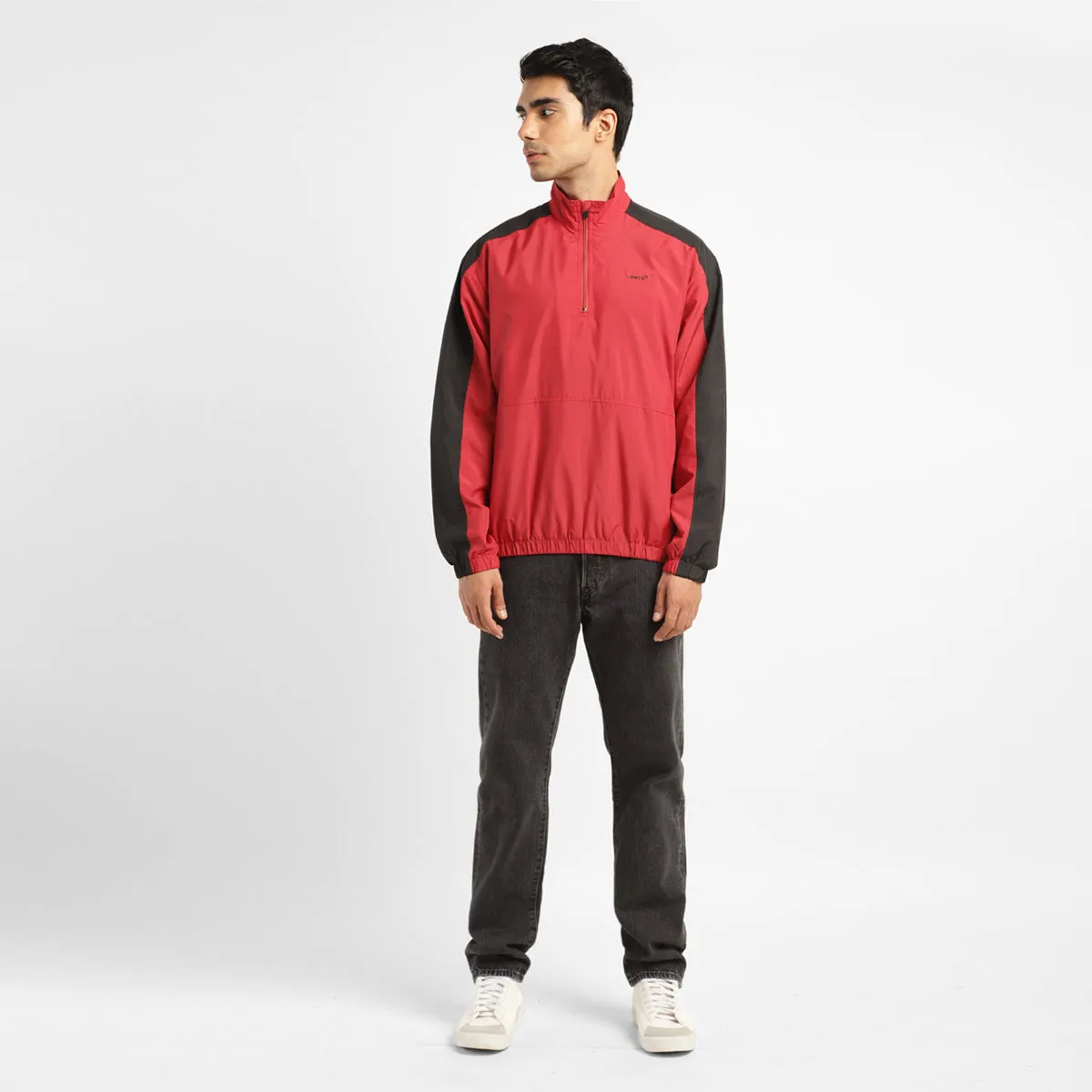 Men's Crew Neck Printed Tailored Jacket