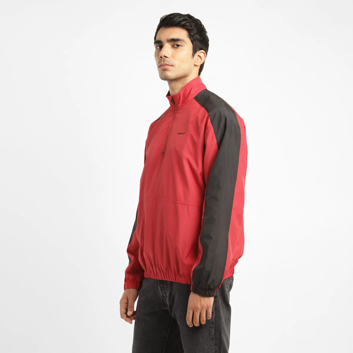 Men's Crew Neck Printed Tailored Jacket