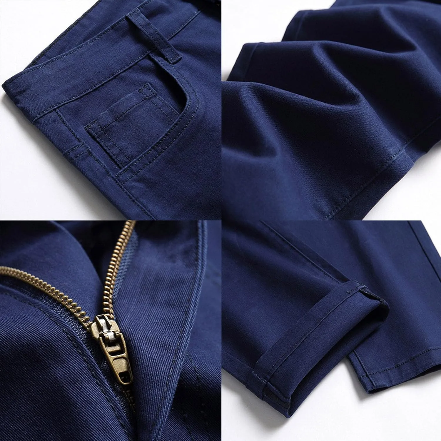 Mens Pants Jeans Slim Fit Loose Fit Straight Leg Jeans Comfortable Flexible Denim Pants Hip Hop Streetwear