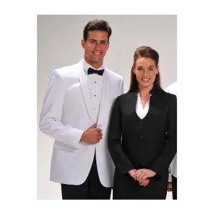 Men's White Shawl One Button Dinner Jacket