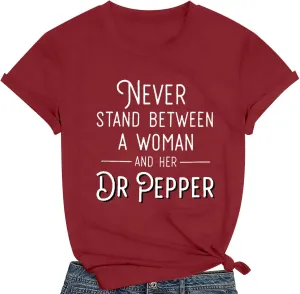 MNLYBABY Funny Saying Shirt for Women Letters Graphic Short Sleeve Casual Top Tees