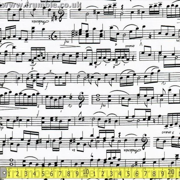 Musical Notes Black & White