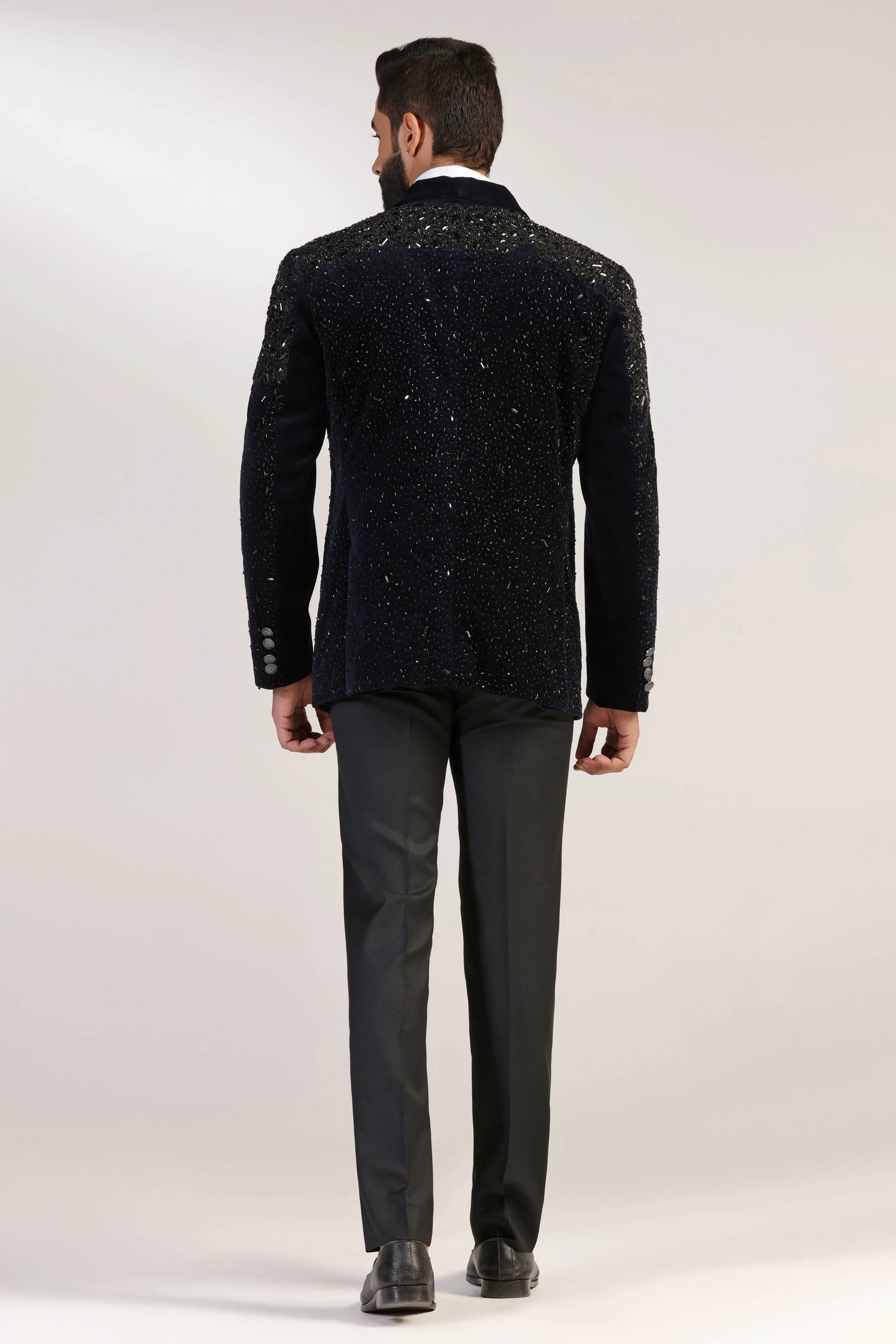 Navy Velvet Tuxedo